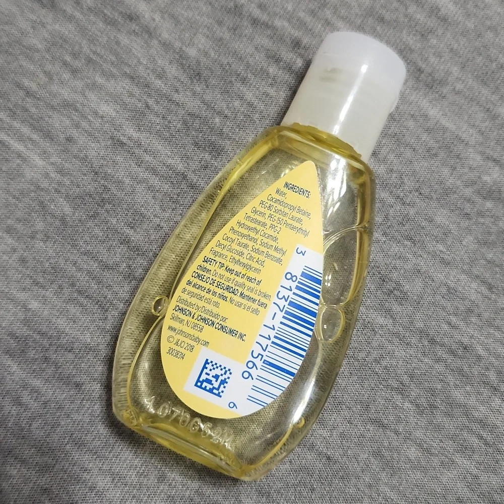 🔴 🆓️ FREE* Johnson's Head-To-Toe Travel Baby Body Wash Gel Soap Hair Shampoo